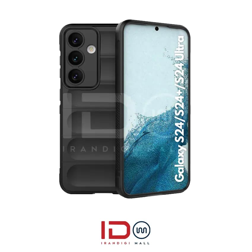 قاب سیلیکونی گوشی سامسونگ SAMSUNG GALAXY S24 مدل Magic Shield رنگ آبی تیره — تصویر ۲