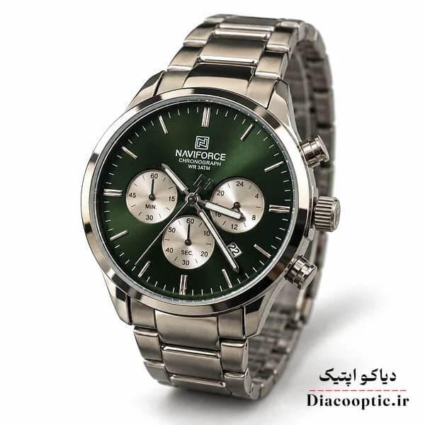 ساعت مچی اورجینال مردانه برند نیوی فورس سه موتور مدل NF8076