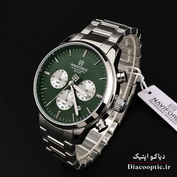 ساعت مچی اورجینال مردانه برند نیوی فورس سه موتور مدل NF8076 — تصویر ۳
