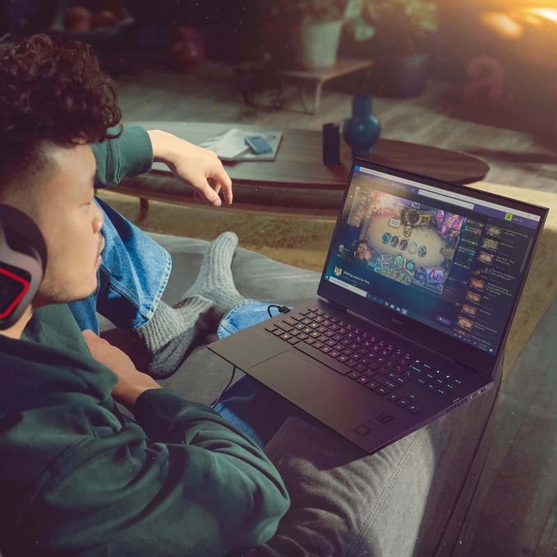 لپ تاپ “16.1 اچ پی گیمینگ HP OMEN Gaming 16 | R7 7840HS | 16 D5 | 1T SSD | 6G RTX4050 — تصویر ۲