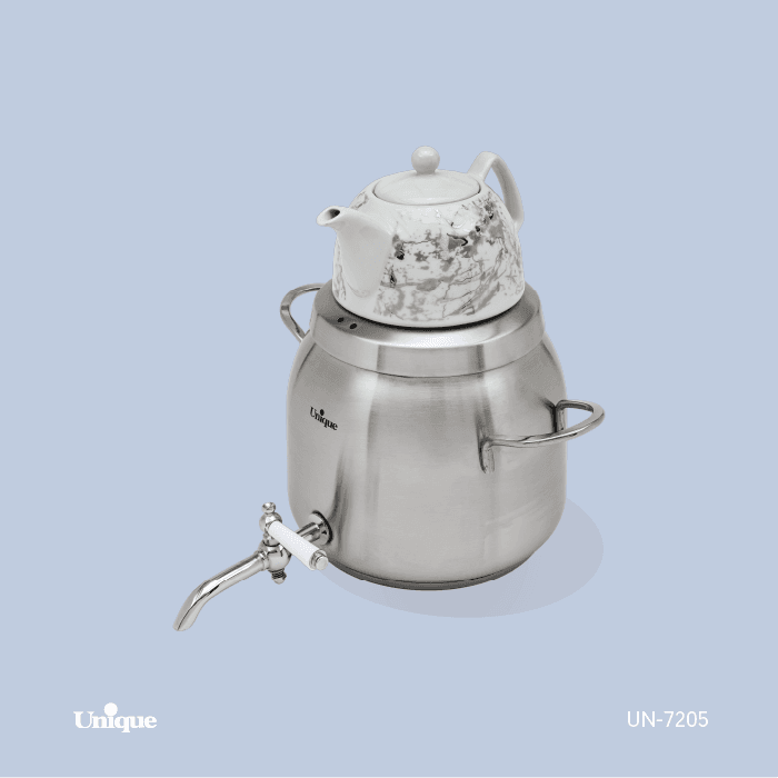 کتری و قوری 4/5 لیتر استیل یونیک UN-7205