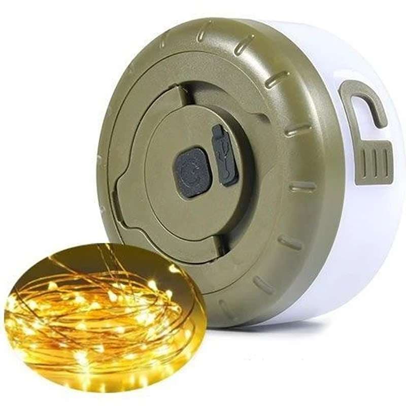 چراغ چادر ریسه ای شارژی 8208 کد L526
