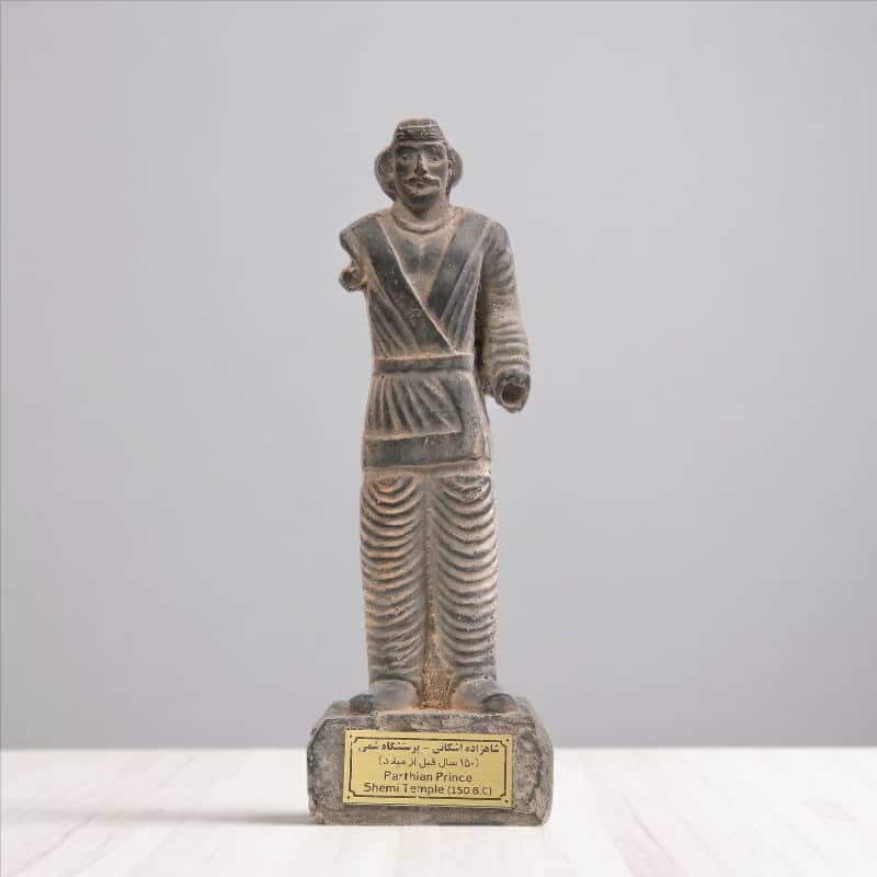 مجسمه تندیس شاهزاده اشکانی شمی کد MO1370 سایز کوچک — تصویر ۲