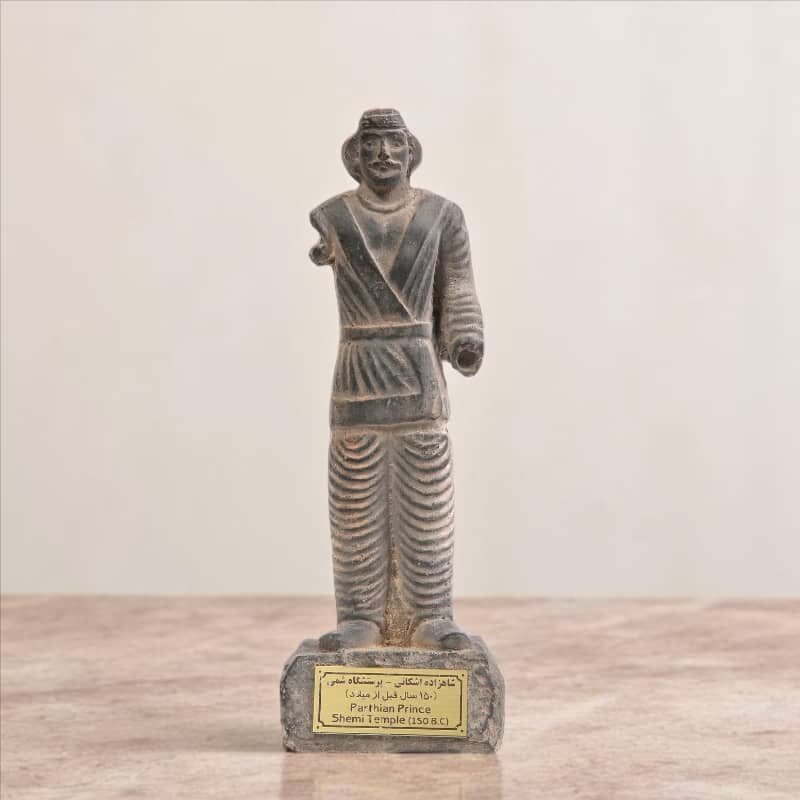 مجسمه تندیس شاهزاده اشکانی شمی کد MO1370 سایز کوچک — تصویر ۶