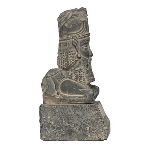 مجسمه سرستون تکی با سر انسان کد MO1280 — تصویر ۶