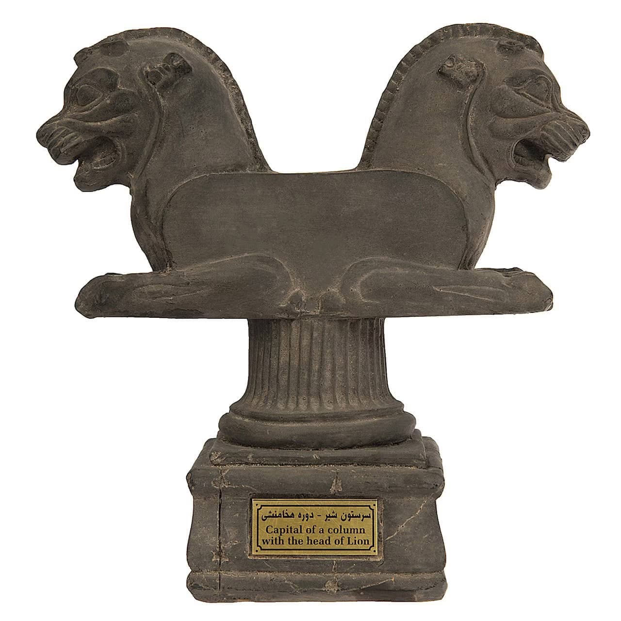 مجسمه سر ستون شیر غرنده کد MO210