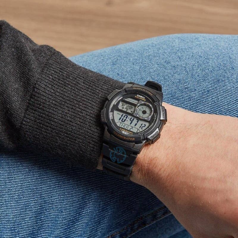 ساعت مچی مردانه کاسیو جنرال GENERAL AE-1000W-1B — تصویر ۳