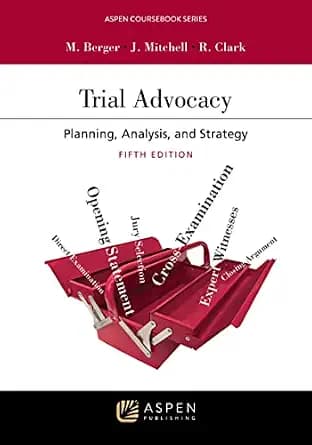 و دانلود نسخه کامل کتاب زبان اصلی Trial Advocacy: Planning, Analysis, and Strategy (Aspen Coursebook Series) | دانلود کتاب خارجی