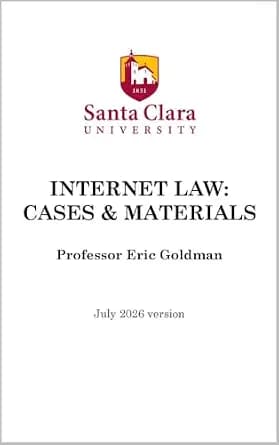 و دانلود نسخه کامل کتاب زبان اصلی Internet Law: Cases & Materials (2026 Edition) | دانلود کتاب خارجی