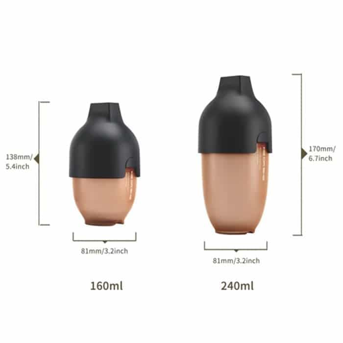شیشه شیر تمام سیلیکونی هی اور شی 160 میل مشکی — تصویر ۸