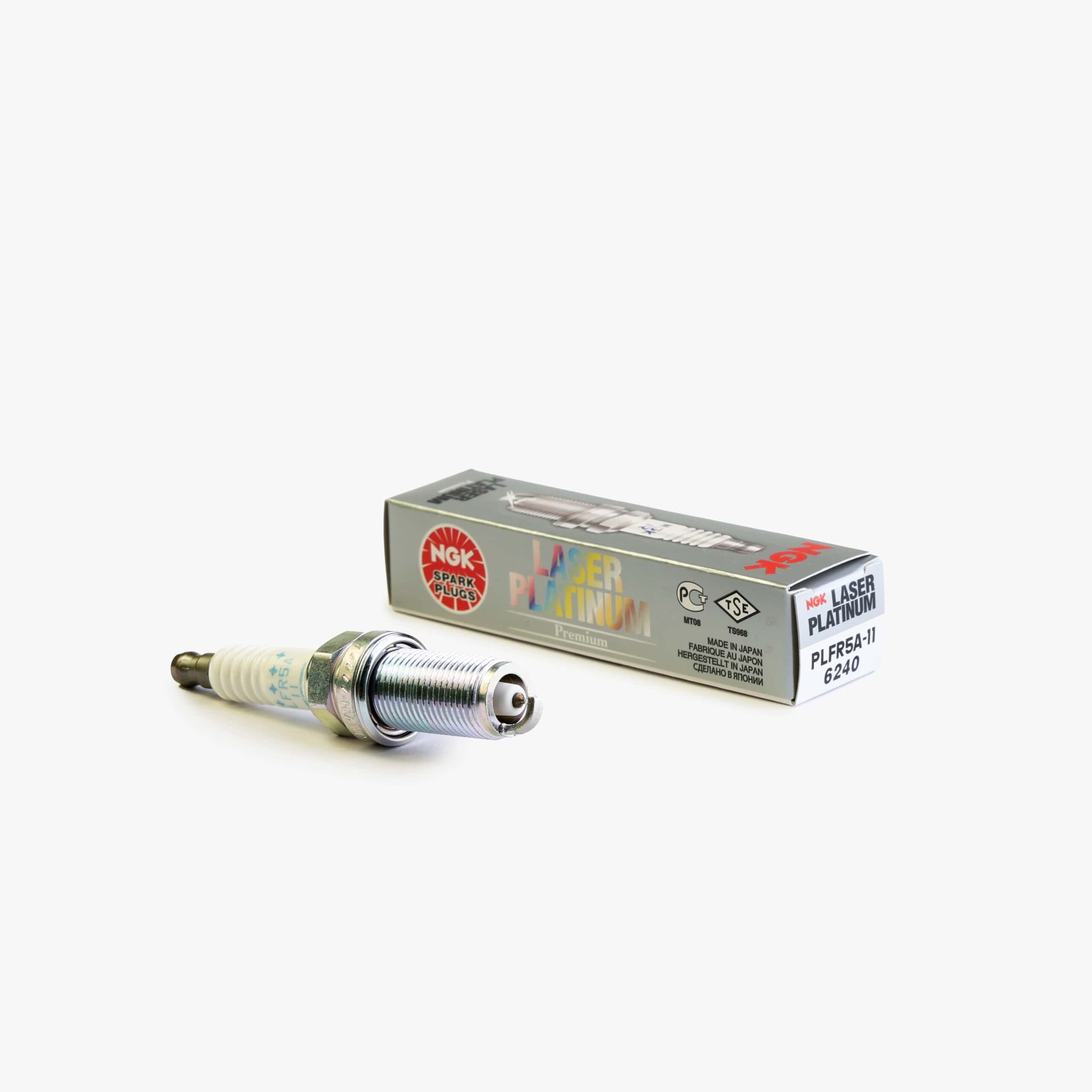 شمع پایه بلند NGK پلاتینیوم لیزری PLFR5A-11 / 6240 — تصویر ۵