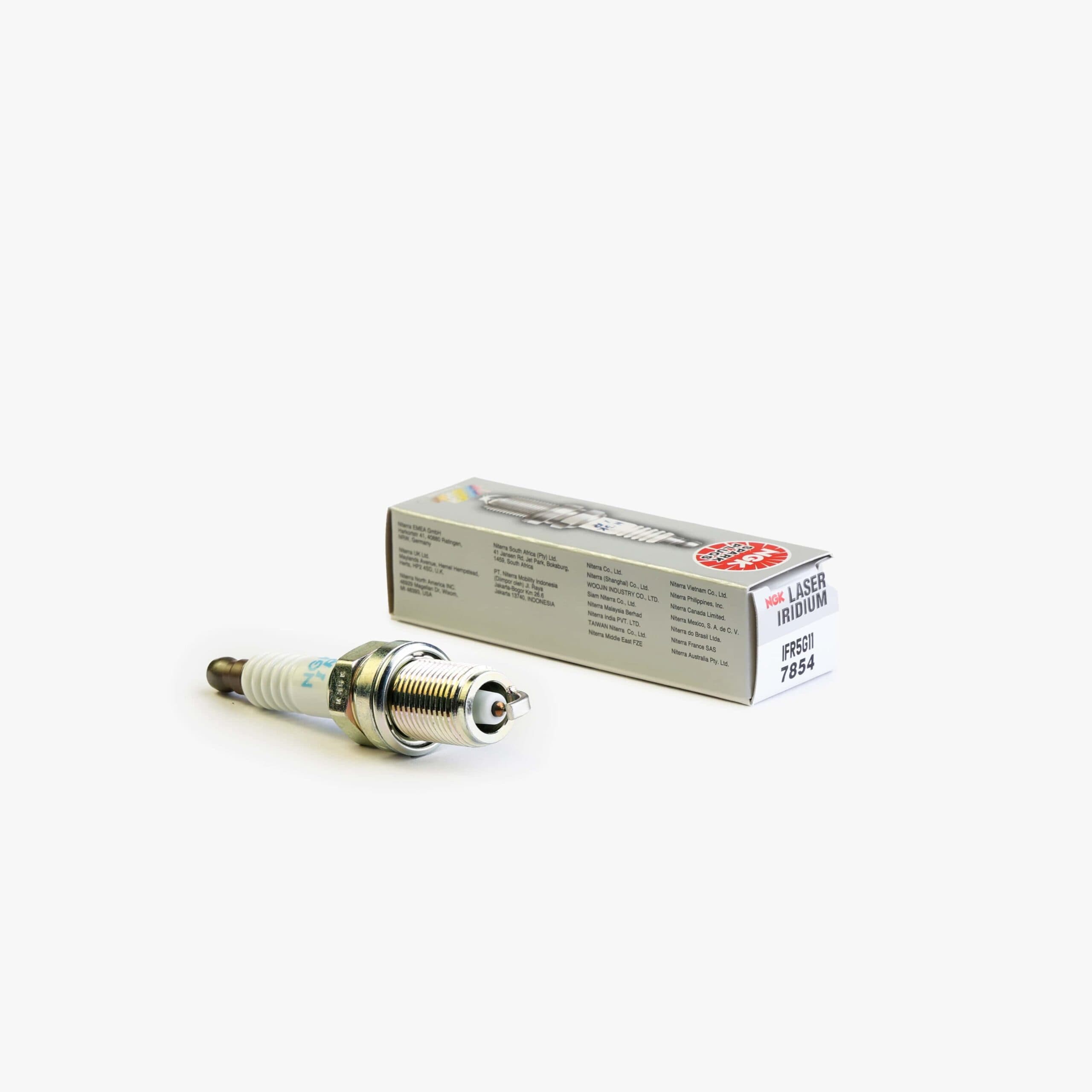 شمع پایه کوتاه ایریدیوم 7854 لیزری مدل NGK IFR5G-11 — تصویر ۳