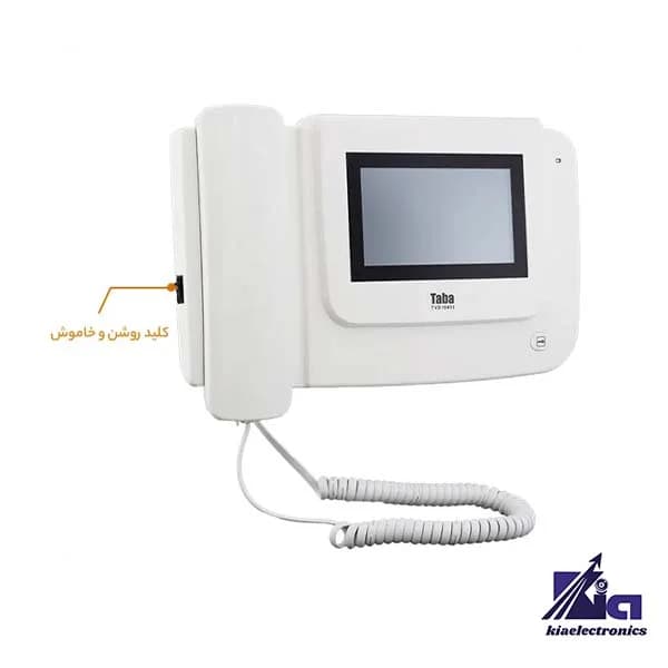 پکیج آیفون تصویری چهار واحدی تابا TVD-1043I با پنل کارتی TVP-1860 CR — تصویر ۴