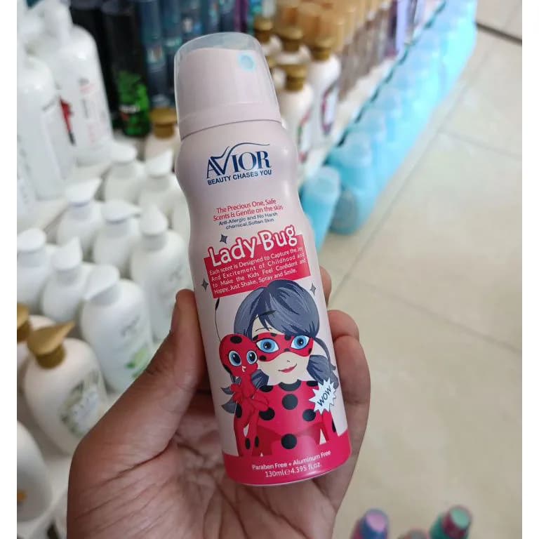 اسپری کودک آویور مدل lady bug حجم 130 میل — تصویر ۲