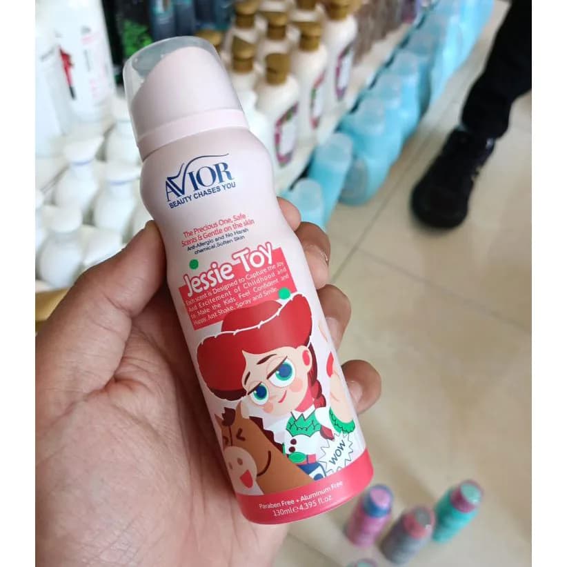 اسپری کودک آویور مدل jessie toy حجم 130 میل — تصویر ۳