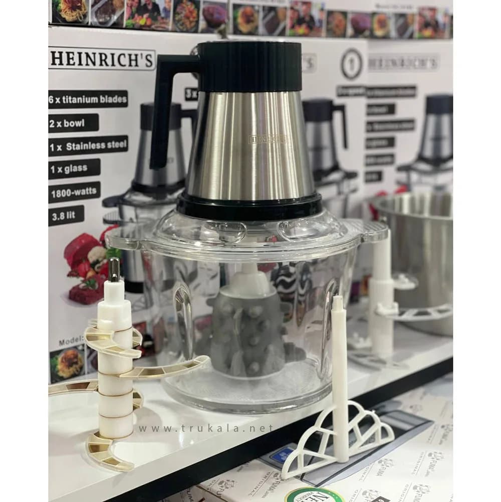 خردکن 2 کاسه هنریچ مدل HC-6185 — تصویر ۲