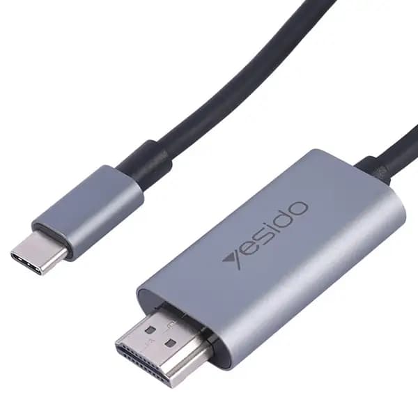 کابل تبدیل USB-C به HDMI طول 2 متر یسیدو مدل Yesido HM10 — تصویر ۲