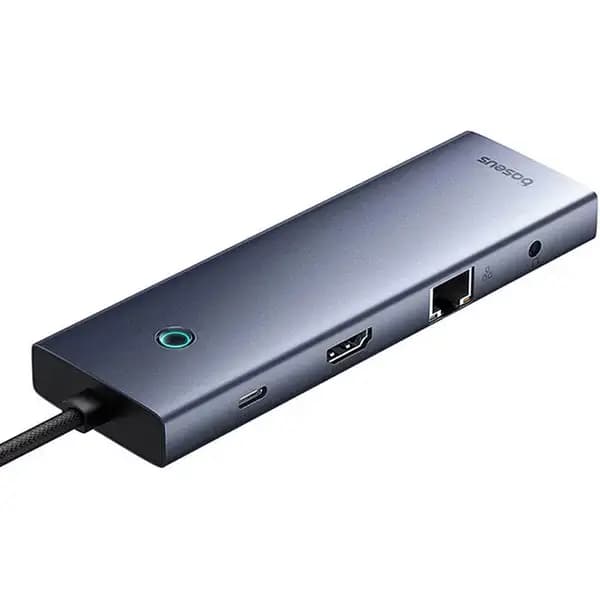 هاب تایپ سی 10 پورت فلزی بیسوس مدل Baseus BS-OH161 Metal Gleam 10-in-1 — تصویر ۴