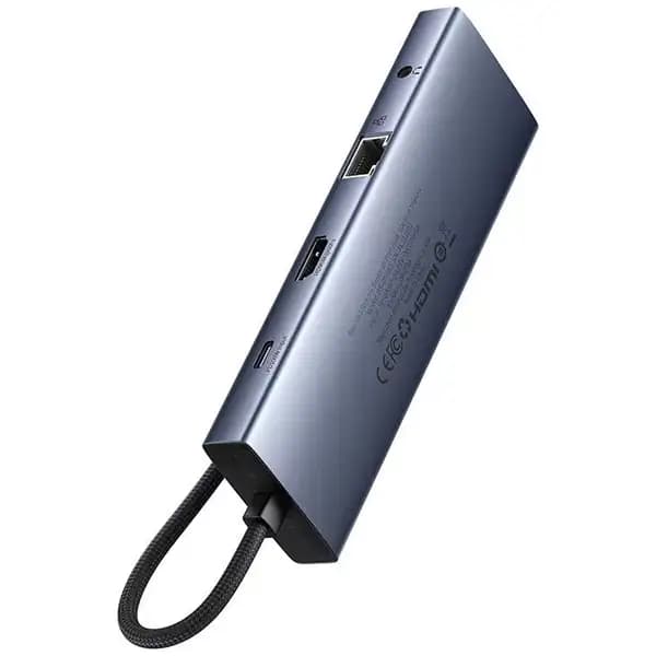 هاب تایپ سی 10 پورت فلزی بیسوس مدل Baseus BS-OH161 Metal Gleam 10-in-1 — تصویر ۷
