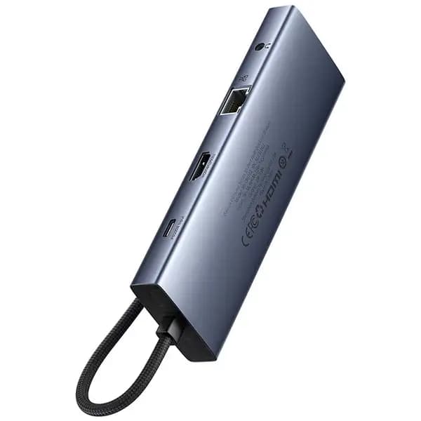 هاب تایپ سی 10 پورت فلزی بیسوس مدل Baseus BS-OH161 Metal Gleam 10-in-1 — تصویر ۶