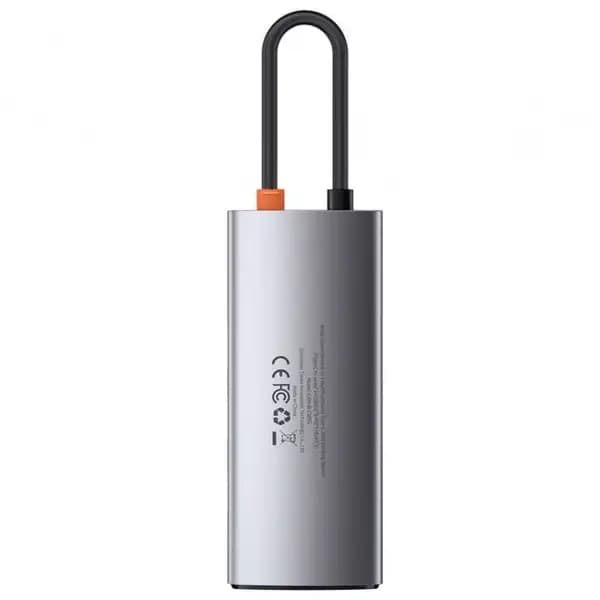 هاب 6 پورت 100 وات بیسوس مدل Baseus Metal Gleam 6 in 1 CAHUB-CW0G Multifunctional Type-C HUB 100W — تصویر ۷