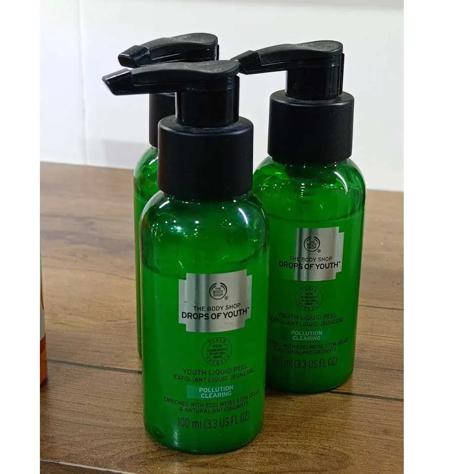 پیلینگ لایه بردار بادی شاپ مدل Drops Of Youth حجم 100 میلی لیتر