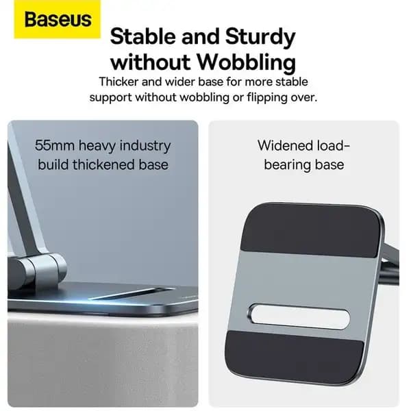 هولدر و نگهدارنده رومیزی موبایل بیسوس مدل Baseus Biaxial Desktop for phone LUSZ000013 — تصویر ۸