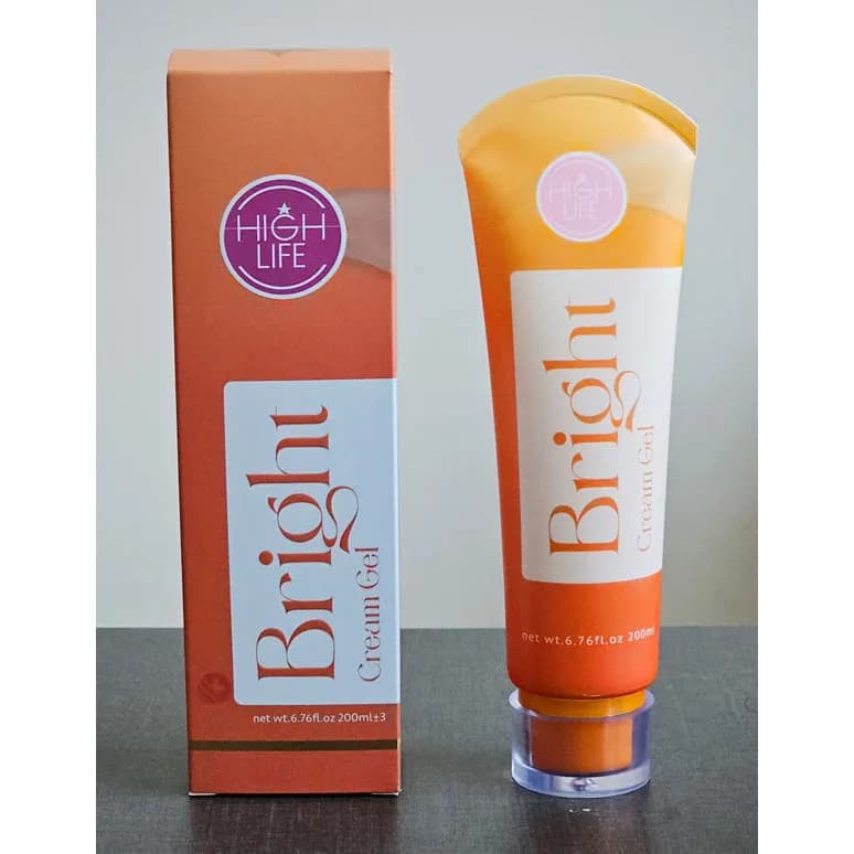 کرم ژل روشن کننده هایلایف برایت BRIGHT حجم 200 میلی لیتر — تصویر ۶
