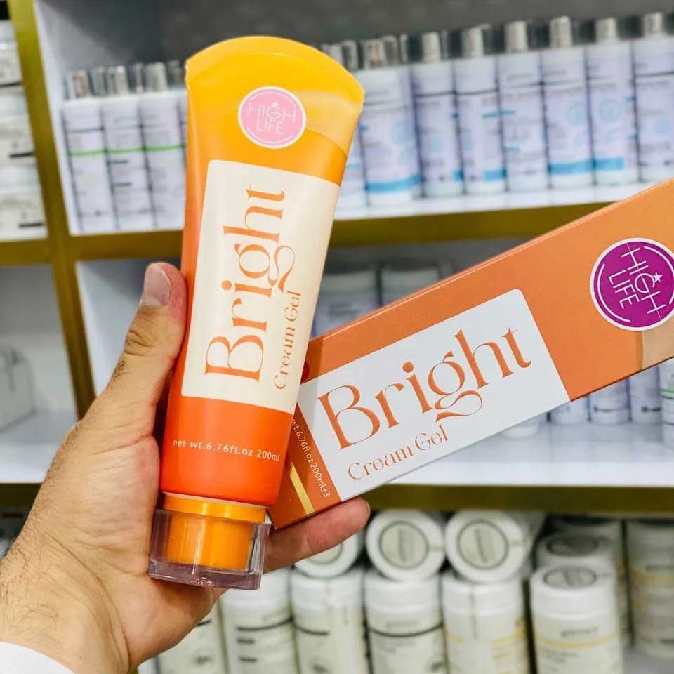 کرم ژل روشن کننده هایلایف برایت BRIGHT حجم 200 میلی لیتر — تصویر ۳