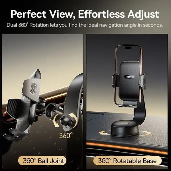 هولدر و نگهدارنده داشبوردی خودرو بیسوس مدل Baseus PrimeTrip C03 Air Car Mount C0013C01 — تصویر ۷