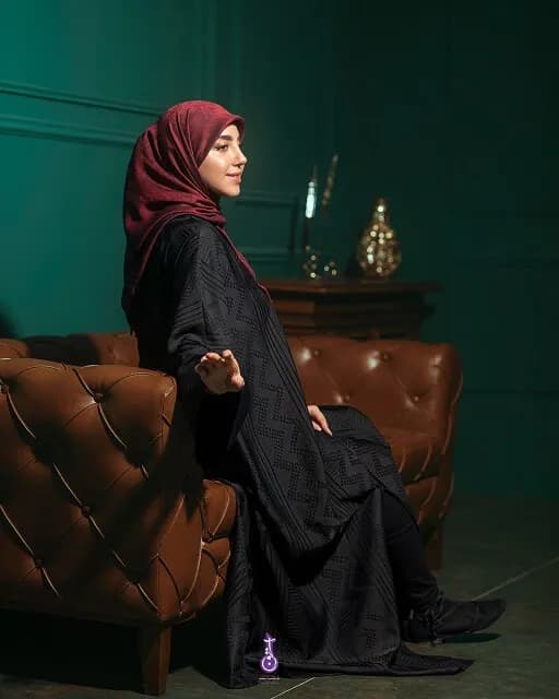 عبا نارون طرح دار — تصویر ۵