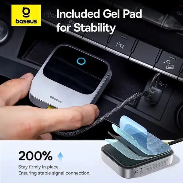 دانگل بیسیم کارپلی بیسوس مدل Baseus PrimeTrip Wireless CarPlay Adapter BS-CG027 — تصویر ۸