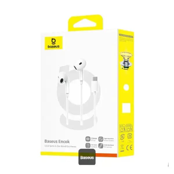 هندزفری سیمی تایپ سی بیسوس مدل Baseus Encok CZ19 — تصویر ۲