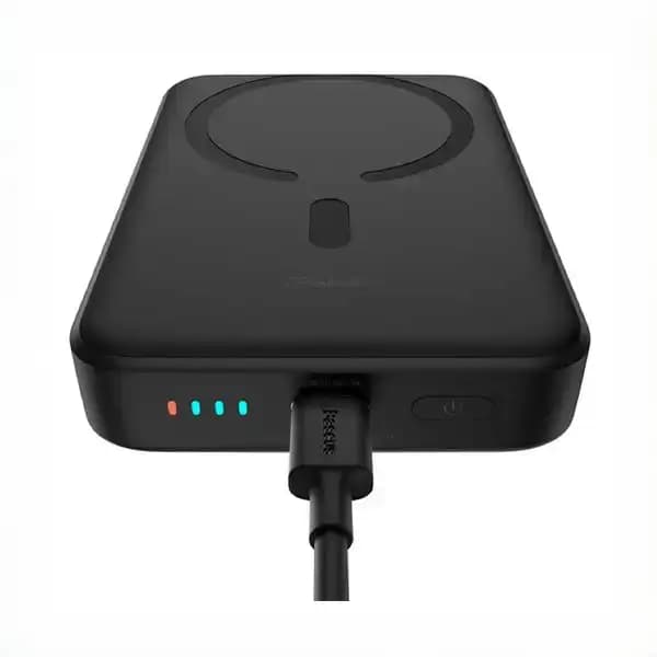 پاوربانک 10000 هزار وایرلس 15 وات تایپ سی 30 وات بیسوس مدل Baseus PPCXM1030 Magnetic Mini — تصویر ۳