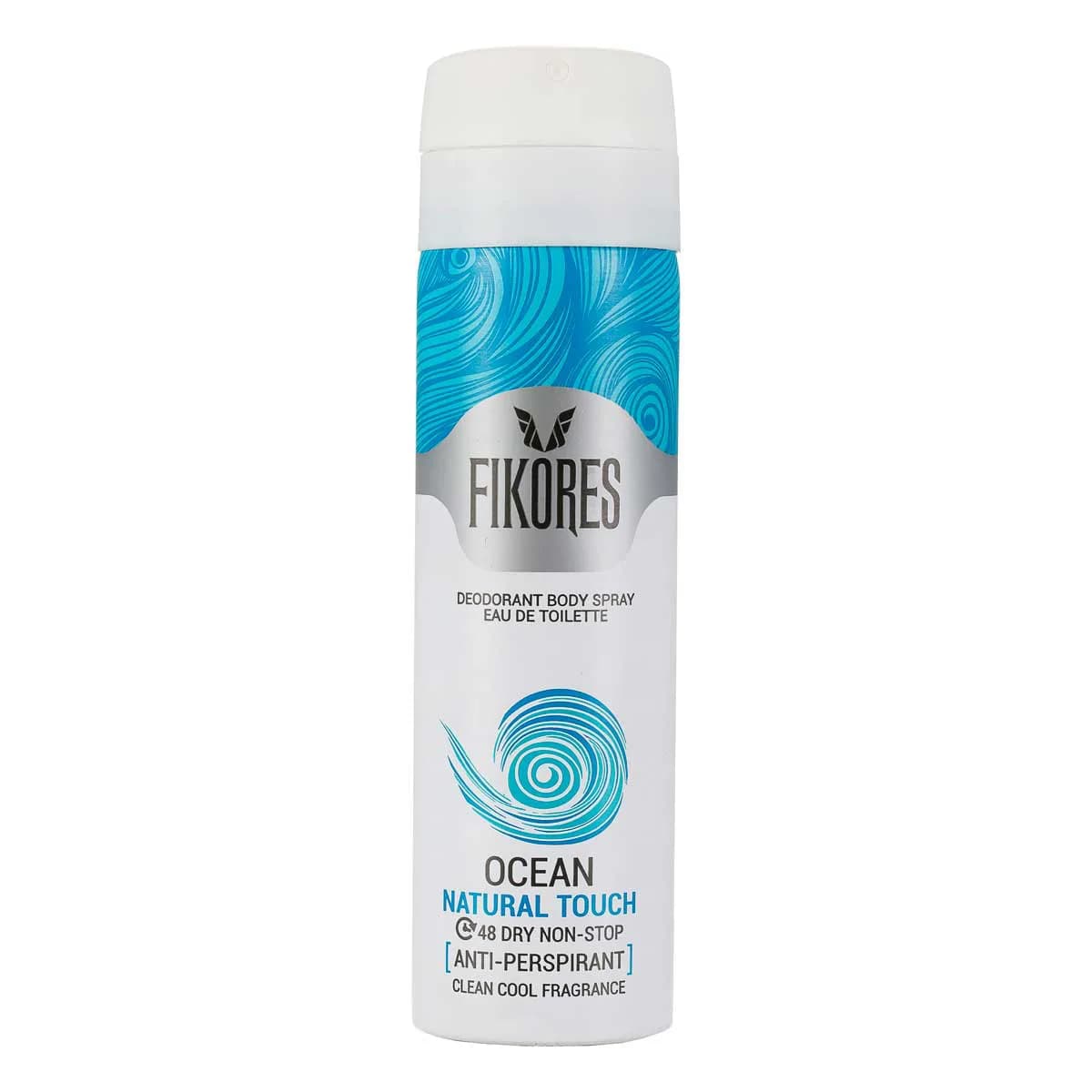 اسپری ضد تعریق زنانه فیکورس مدل OCEAN NATURAL TOUCH حجم 150 میلی لیتر