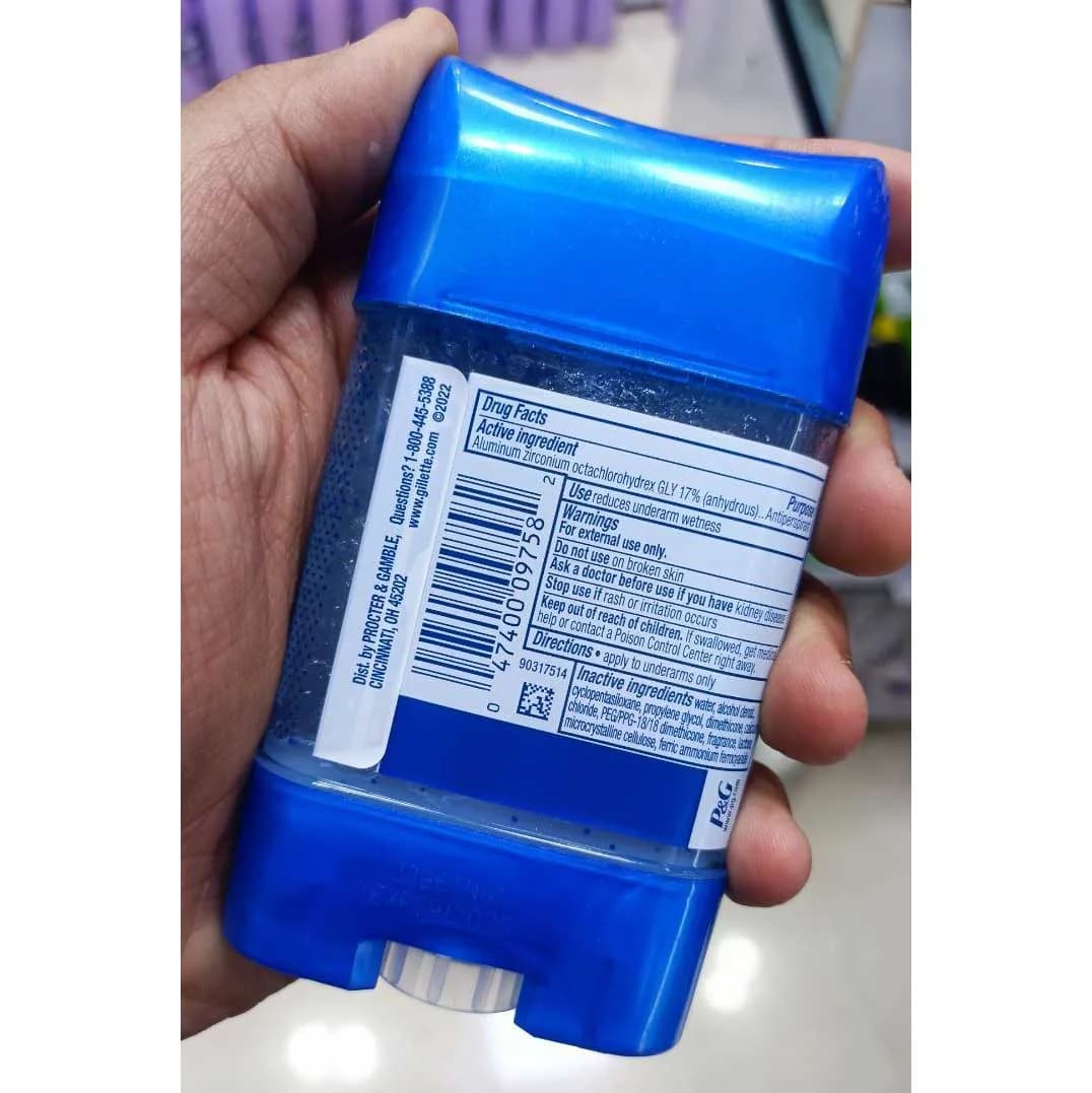 استیک ضد تعریق ژیلت مدل Cool Wave حجم 80 گرم — تصویر ۳
