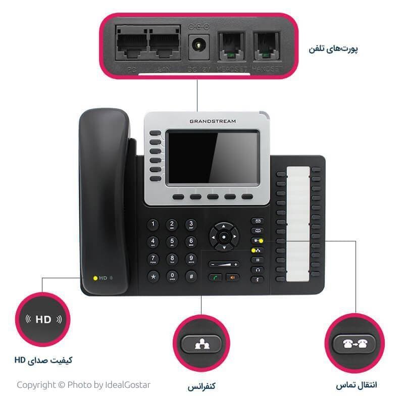 تلفن VOIP گرنداستریم مدل GXP2160 — تصویر ۲