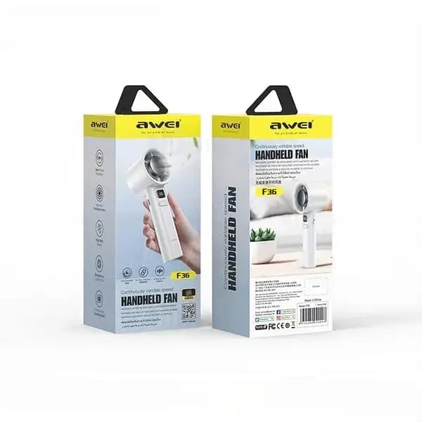 پنکه دستی اوی مدل Awei F36 Handheld Fan — تصویر ۳