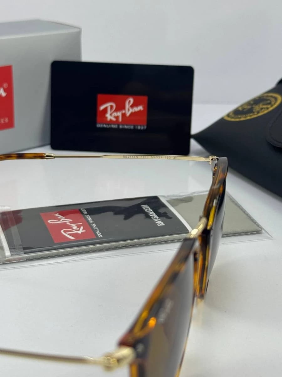 عینک هاوانا قهوه‌ای rayban rb-2448 n — تصویر ۴