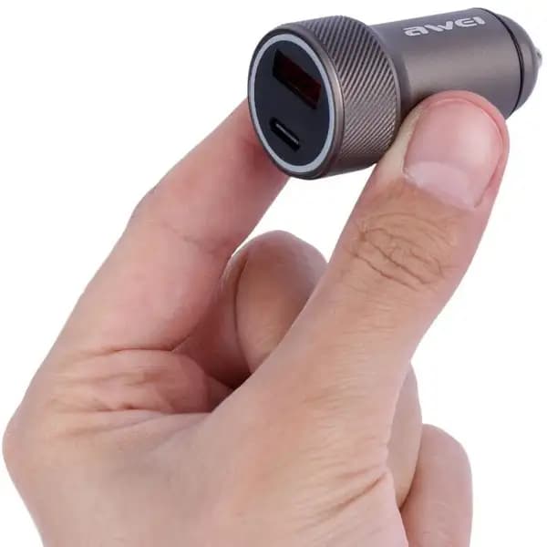 شارژر فندکی فست شارژ خودرو اوی مدل Awei C857 — تصویر ۵