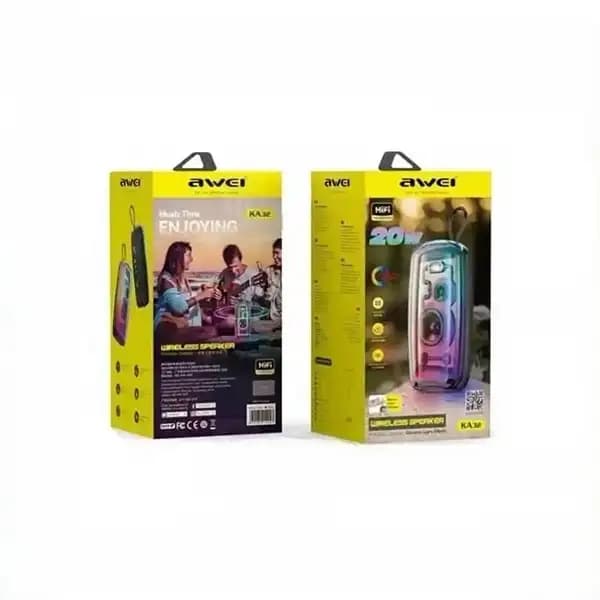 اسپیکر قابل حمل بی‌سیم اوی مدل Awei KA32 20W Portable Bluetooth Speaker — تصویر ۶