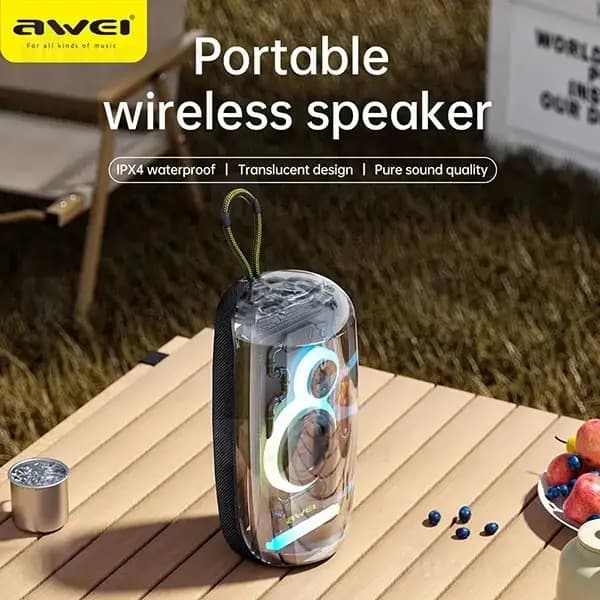 اسپیکر قابل حمل بی‌سیم اوی مدل Awei KA32 20W Portable Bluetooth Speaker — تصویر ۵