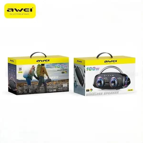 اسپیکر بلوتوث قابل حمل اوی مدل Awei KA39 100W Portable Bluetooth Speaker — تصویر ۷