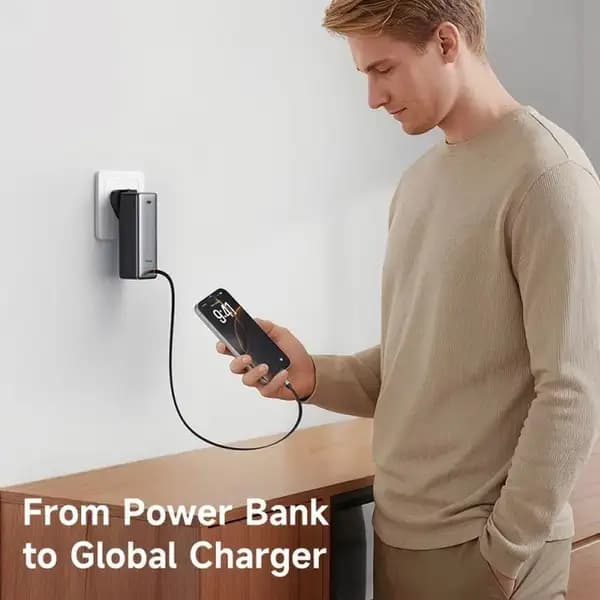 پاوربانک ۱۰۰۰۰ هزار و شارژر دیواری ۳۰ وات مک دودو مدل Mcdodo FreeGo 3-in-1 10000mAh 30W MC-3181 — تصویر ۴