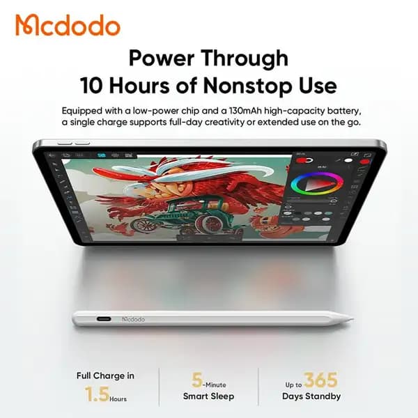 قلم لمسی سازگار با آیپد و اندروید مک دودو مدل Mcdodo PN-0660 — تصویر ۵