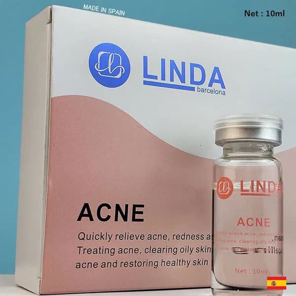 کوکتل آنتی آکنه و منافذ لیندا LINDA حجم 10 میلی لیتر