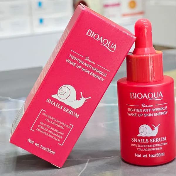 سرم ضد چروک حلزون بیو آکوا BIOAQUA حجم 30 میل — تصویر ۲