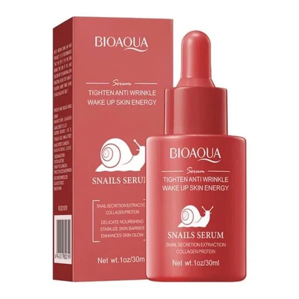 سرم ضد چروک حلزون بیو آکوا BIOAQUA حجم 30 میل