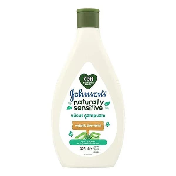 شامپو بدن کودک جانسون سری نچرال سنستیو Naturally Sensitive حجم 395