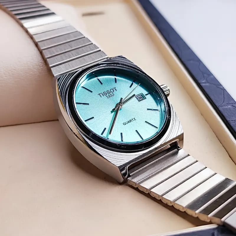 ساعت مچی مردانه تیسوت گادفادر نقره ای تیفانی TISSOT — تصویر ۷
